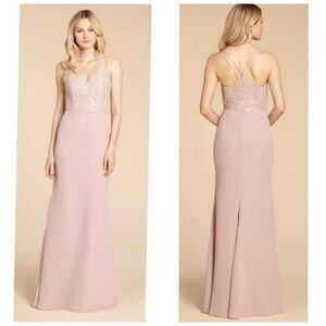 Hayley Paige Occasions Style 5957 Bridesmaid Gown/Dress Size 12